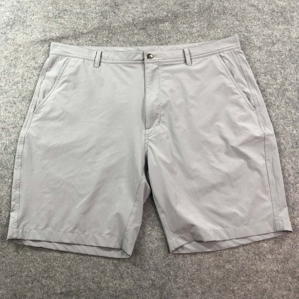 FootJoy Mens Golf Shorts Size 40 Gray Performance Stretch Flat Front Polyester